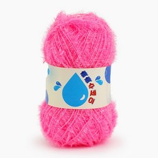 쎄비 촉촉 수세미실, 밝은형광핑크, 1개