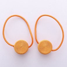 Ruby Coco 圓形磁吸窗簾綁帶, 橘色, 4個