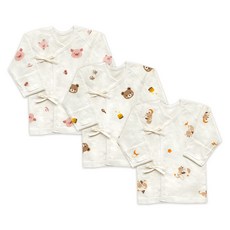 ikii 孩童長袖肚衣 3件組