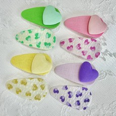 비솔 여아용 하트하트 똑딱핀 8종 세트