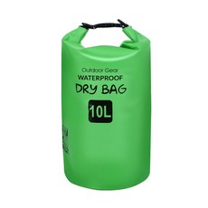 W Able游泳海灘防水包 10L, 06綠草