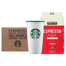 스타벅스 SS 처비 사이렌 텀블러 355ml + 커클랜드 시그니처 에스프레소 1.13kg 선물세트, 처비 사이렌 텀블러 355ml + 시그니처 에스프레소 1.13kg, 1세트