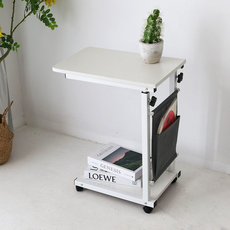 B2WIN 柔軟型輕量布面床上托盤 小號, 白色