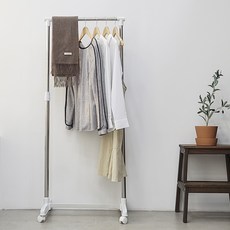 Bandi&Home 鐵製移動式 Sense 衣架, 白色