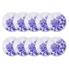 珍珠水鑽寶石亮點鈕扣 Acacia 13mm, 10個, 紫色