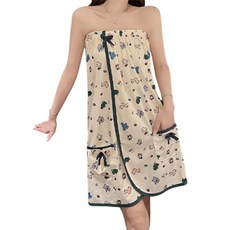 마켓피오 큐티 샤워 가운 튜브탑, 타입 3, 1개