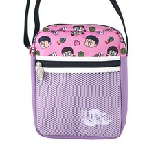 卡通網狀迷你斜背包