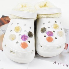 珍珠花洞洞鞋鞋扣2件組 5款