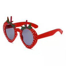 造型亮點 搞笑水果派對太陽眼鏡 草莓, 混色, 1個
