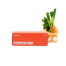 fooresh 保鮮袋 M號 18*43cm 4L 20入, 1盒