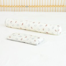 아띠블랑 인견 베개 커버 2p + 바디필로우 세트, 퍼피