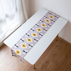 빈테리어 컬러 패턴 테이블 러너, TYPE 04, 50 x 150 cm