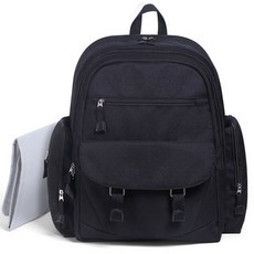 JH Company 大容量多功能後背包, 黑色