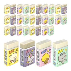 Pinkfoot Little Friends橡皮擦4款 各8入, 混色, 1組