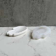 홈플로우 유니크 손바닥 석고 그릇 캔들형 실리콘 몰드