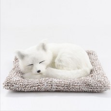 汽車家用室內裝飾睡覺動物迷你裝飾 狐狸, 混色