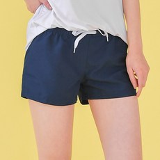 헤링본 여성용 래쉬가드 단색 비치 팬츠 A25