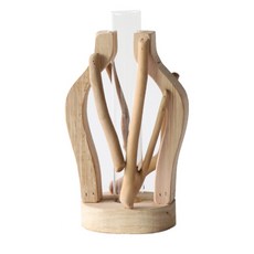 頂級 TCR 內飾迷你木質水培花瓶, 一個