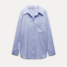 미쏘 여성용 옥스포드 오버핏 면 셔츠