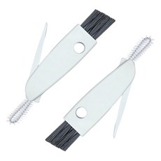 Ju and Ji 多用途 3合1 縫隙 清潔刷, 白色 + 黑色, 2個