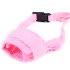 메종퓨프 강아지 젠틀 리더 소형견 대형견 중형견 짖음방지 입마개 XL, 핑크, 1개
