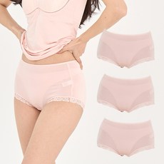 슈라네 여성용 통기성 모달 데일리 레이스 삼각팬티 SHW1701 3p