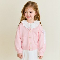 hejmini 女童可愛蝴蝶結亮點針織外套