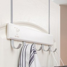 Wadada Shop門用實木衣架 衣架, 白色的