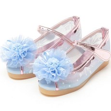 Mamitry 女童 RS Pom Pom Ribbon 涼鞋