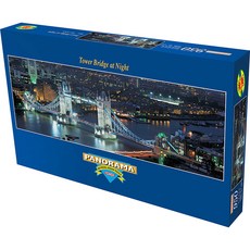 밤의 타워 브릿지 야광효과 직소퍼즐 TMX-95-053, 혼합색상, 950피스, 1개