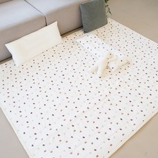 Doubonbon 孩童用莫代爾防滑四季薄墊, 1個, 小狗