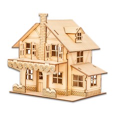 Cohimo diy 木製組裝袖珍小屋 3W280, 卡通木屋, 1個