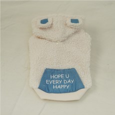 寵物小豬連帽衫, 象牙白