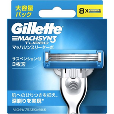 Gillette 吉列 Machsyn3 鋒速 刮鬍刀頭, 8入, 1盒
