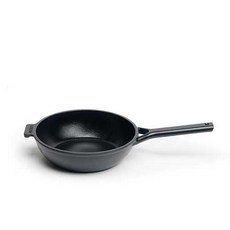 MOOSSE 電磁爐適用單柄鑄鐵平底鍋, 20cm, 1入