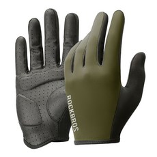 ROCKBROS 洛克兄弟 Road to Sky 自行車長指手套 雙手一組 TLS001, 綠色, 1個