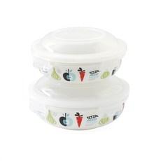 韓國 ZEN 韓國 Lunch 圓頂密封容器組, 1套, 密封容器 H 小 + 中