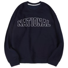 VENHIT National字母棉質雙面布大學T
