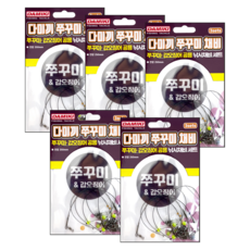 DAMIKI 短爪章魚 烏賊 直結 分支釣組 釣魚鉤 3入, 5個