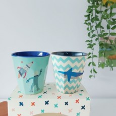 2 件套 Rice Baby Cups, 1套, 太空,鯊魚