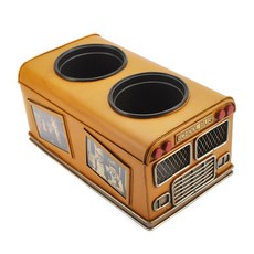 KDY 校車花盆 金屬復古室內裝飾品 K-31, 混合色