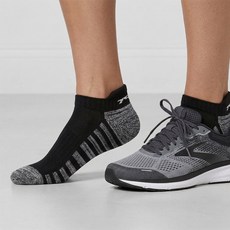 테슬라 로고 스포츠 쿠션 발목 양말, 블랙, 6개