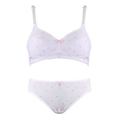 CL STORY 女童發育期第2階段印花內衣+內褲