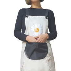 ITSON Daisy 擦手巾防水圍裙, 米色, 1個