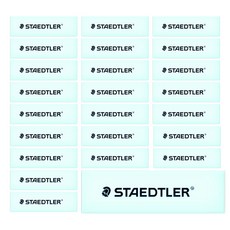 STAEDTLER 施德樓 推滑式橡皮擦補充芯 S505, 24個, 粉彩綠