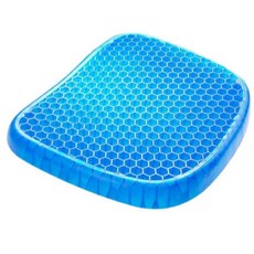 夏季蜂窩狀透氣矽膠涼墊, 藍色