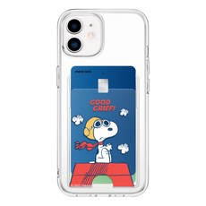 스누피 슬림핏 에어백 카드 휴대폰 케이스