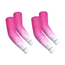 INCONTRO 戶外運動涼感袖套 2入 x 2組, 粉紅色, 2個