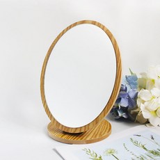 木質立式桌鏡, 橢圓形