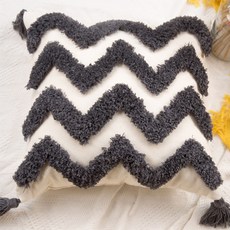 Moment 波浪流蘇抱枕 CJ-MA69, 混合顏色